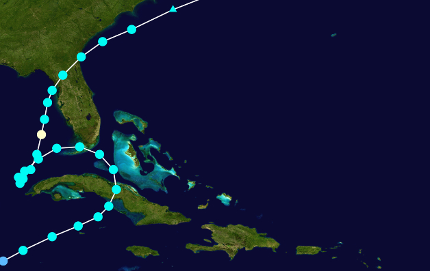 hurricane eta 2017 map