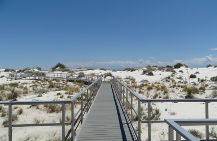 interdune boardwalk, White Sands, New Mexico